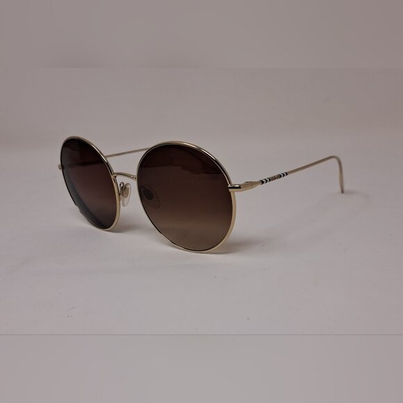 NWT Burberry Sunglasses Frames Only Prescription Gold Metal Full B3132 58-19-140 main image 8